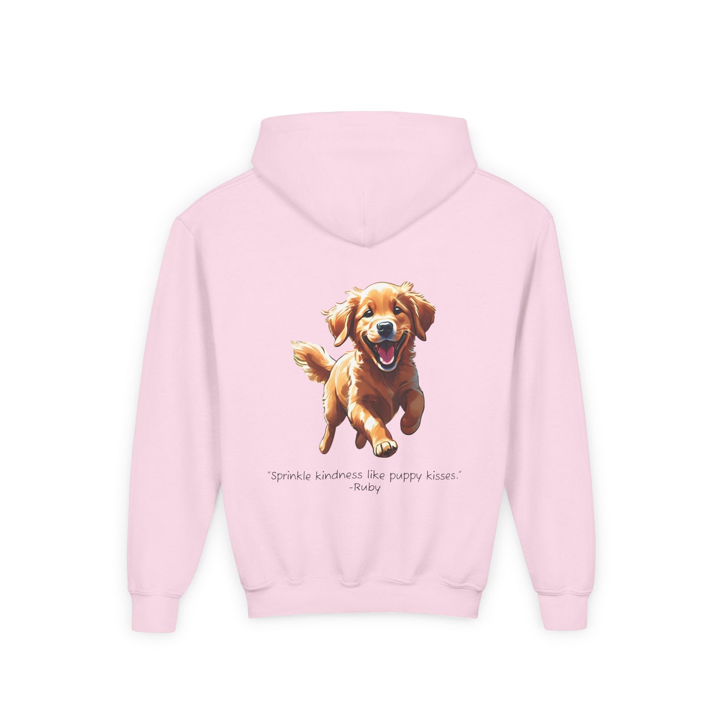 Youth Hoodie featuring Ruby from "The Adventures of George and Ruby," SEL Quote Sweatshirt, George and Ruby Inspired Apparel