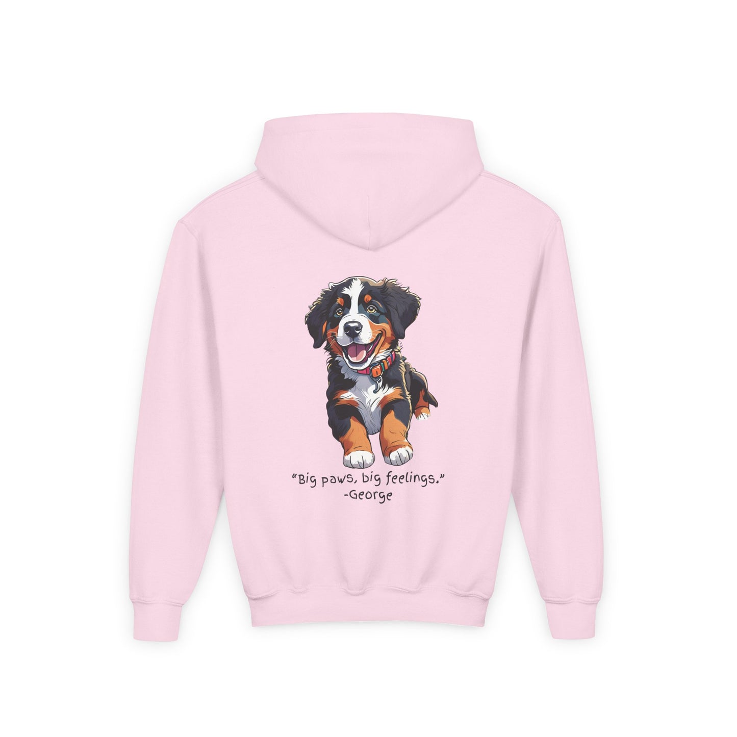Youth Hoodie featuring George from "The Adventures of George and Ruby," SEL Quote Sweatshirt, George and Ruby Inspired Apparel