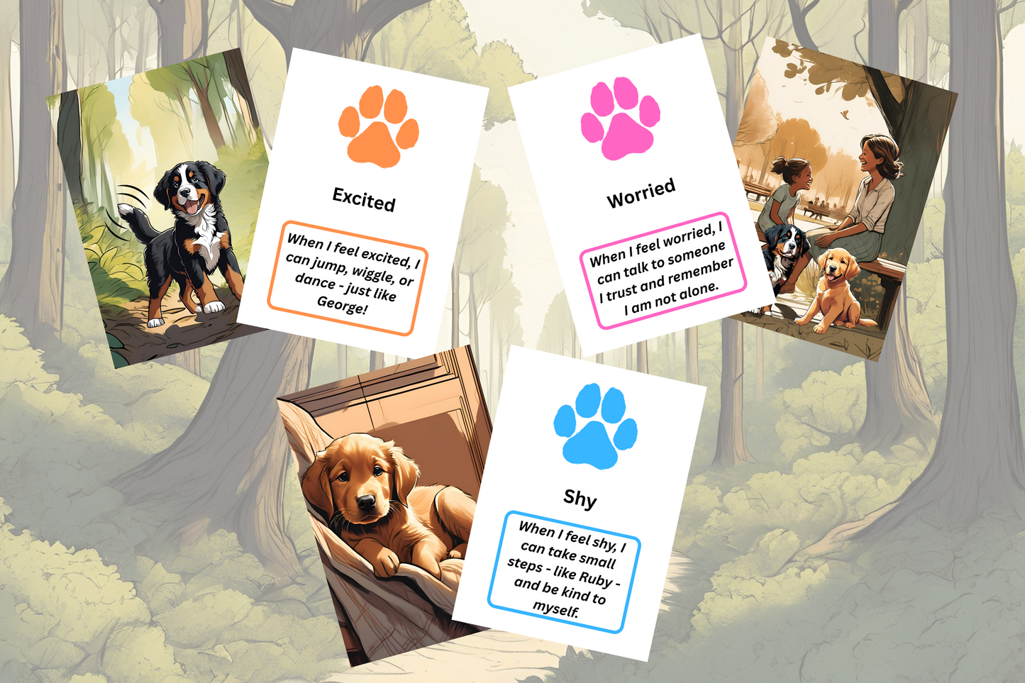 Emotion Cards - Set of 10