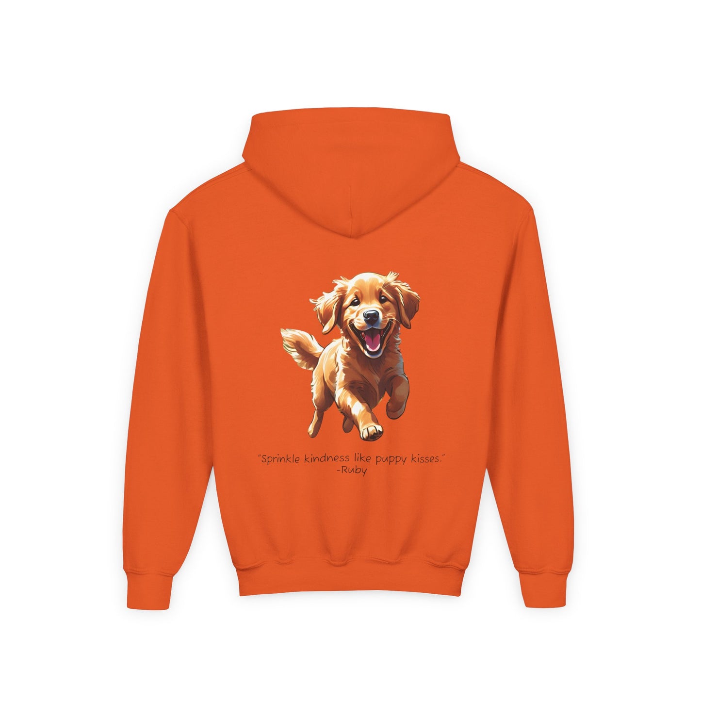 Youth Hoodie featuring Ruby from "The Adventures of George and Ruby," SEL Quote Sweatshirt, George and Ruby Inspired Apparel