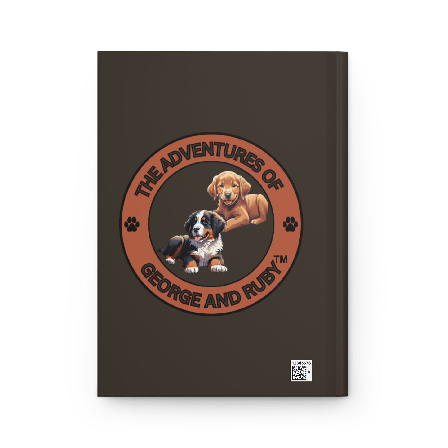 Hardcover Journal Matte - The Adventures of George and Ruby Inspired Diary, Notebook for Thoughts and Dreams, Writing Journal, Book Series