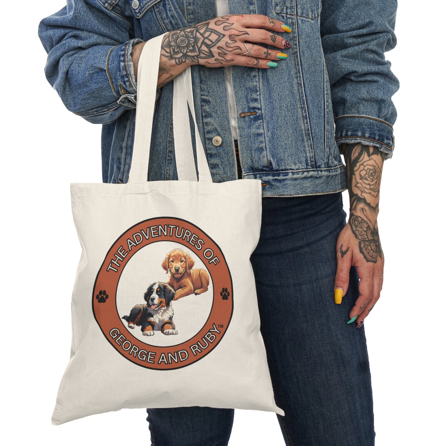 Tote Bag to hold The Adventures of George and Ruby Book Series and other products, Eco-Friendly