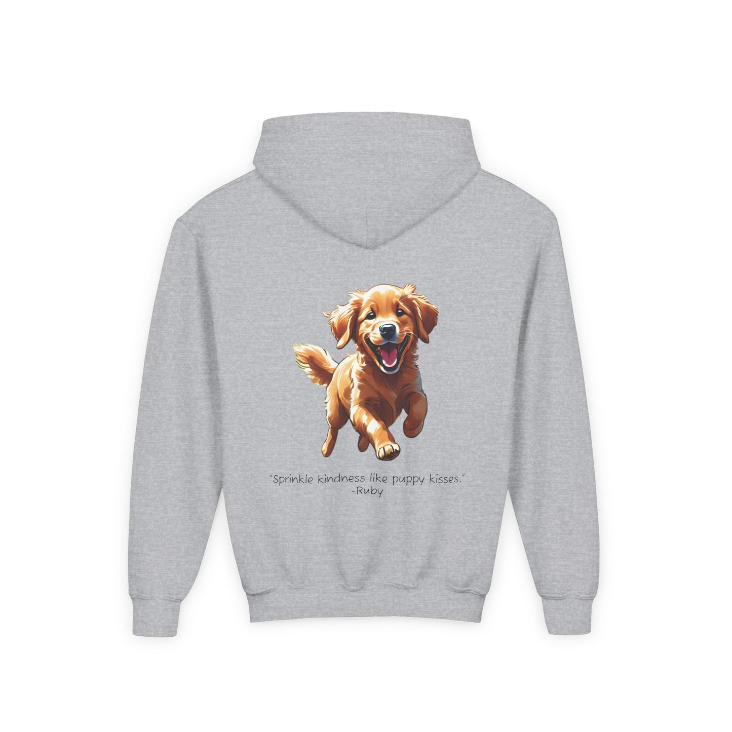 Youth Hoodie featuring Ruby from "The Adventures of George and Ruby," SEL Quote Sweatshirt, George and Ruby Inspired Apparel