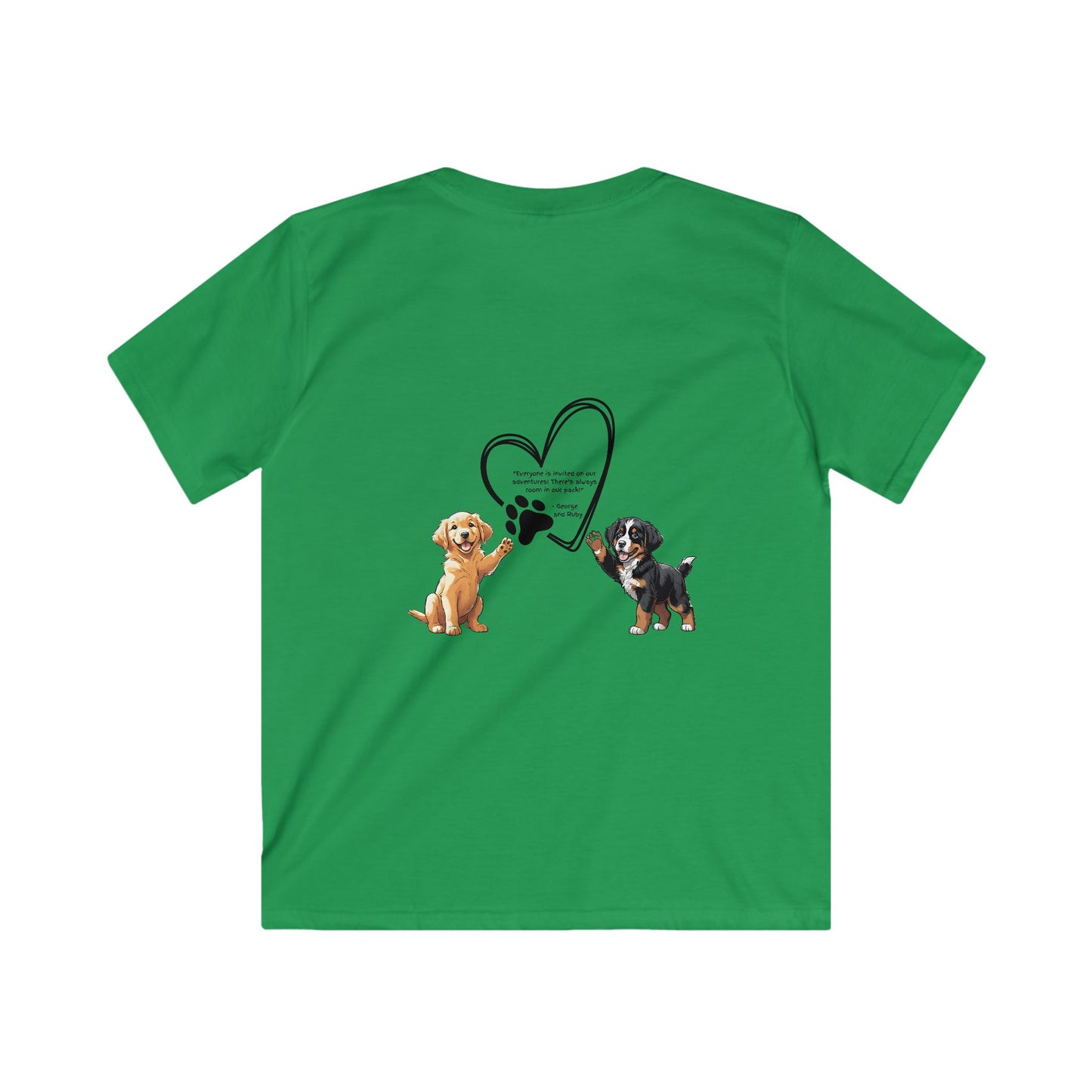 Kids T-Shirt, Inspired SEL Quote from The Adventures of George and Ruby book series, Children's Book Gift, Softstyle Youth