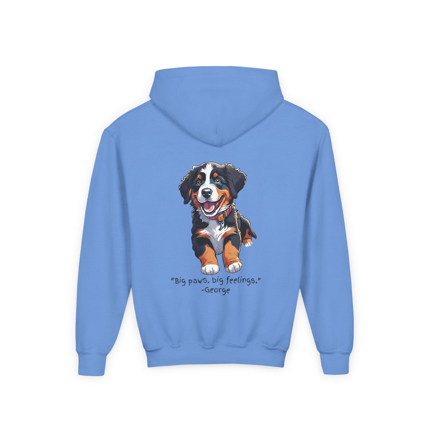 Youth Hoodie featuring George from "The Adventures of George and Ruby," SEL Quote Sweatshirt, George and Ruby Inspired Apparel